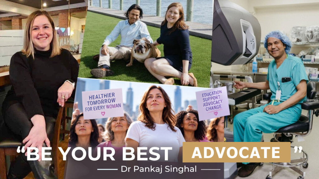 Dr. Pankaj Singhal discussing endometriosis diagnosis and patient self-advocacy.